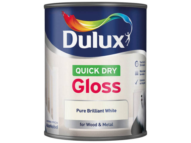 Quick Dry Gloss Pure Brilliant White 750ml