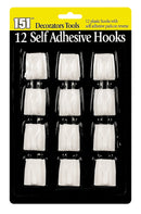 Self Adhesive Hooks 12pk