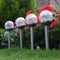 Solar Crackle Globe Stake Lights 5 Pack