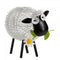 Solar Silhouette Dolly Sheep