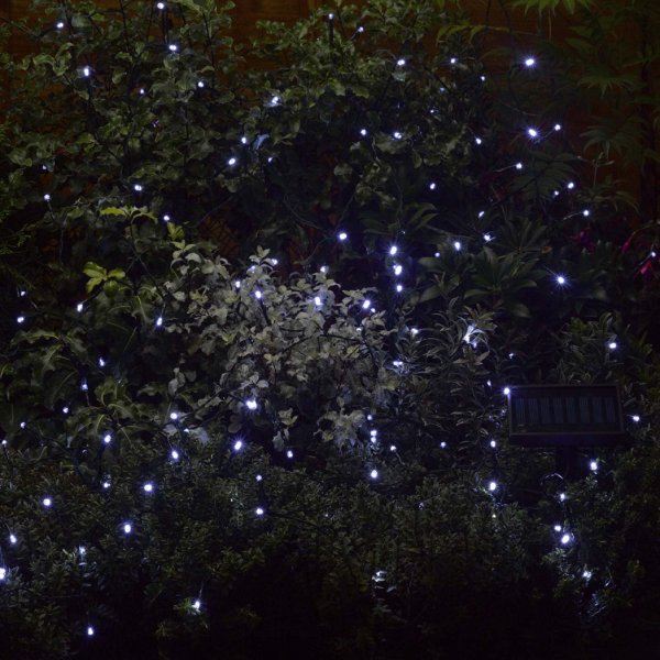 Solar String Lights - 200 Cool White LEDs