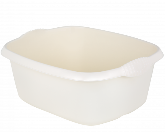 Casa 39cm Rectangular Washing up Bowl Soft Cream