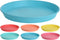 Coloured Plastic Plates 6pk