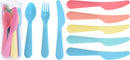 Coloured Plastic Cutlery Set 18pk