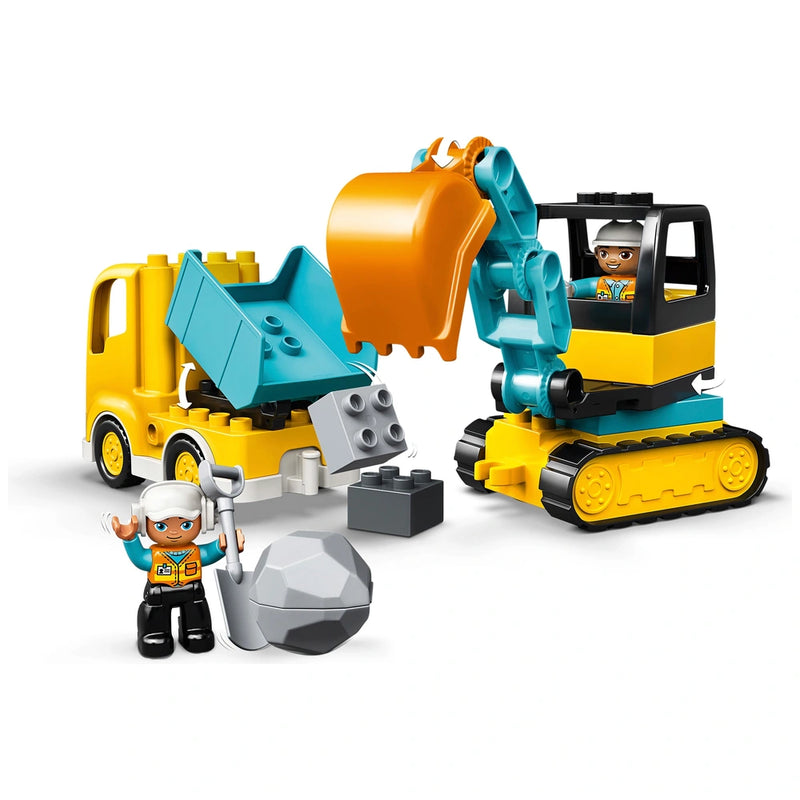 LEGO DUPLO Truck Tracked Excavator – JAC Stores IOM