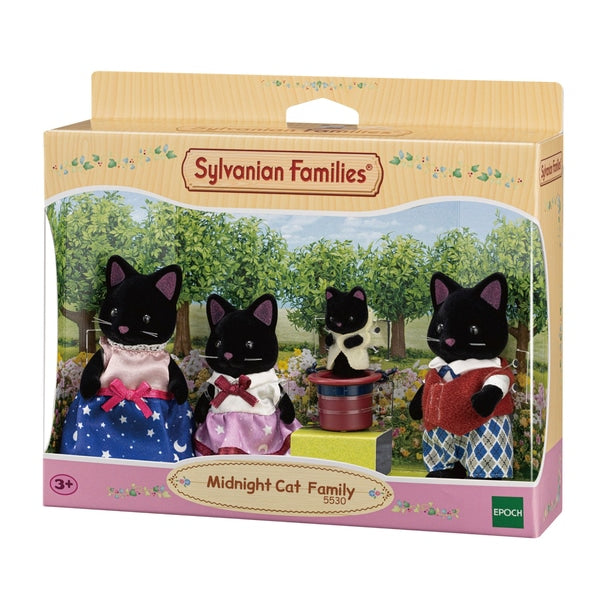 Sylvanian Families Midnight Cat Family