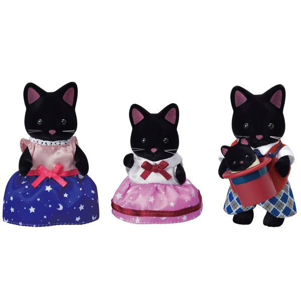 Sylvanian Families Midnight Cat Family