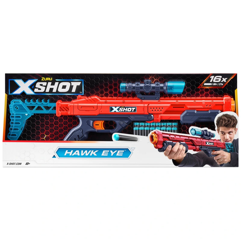 X Shot Hawk Eye Blaster With Darts
