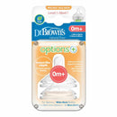 Dr Brown's Options+ Bottle Teats 2pk - Level 1