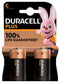 Duracell C Power Plus Battery 2pk