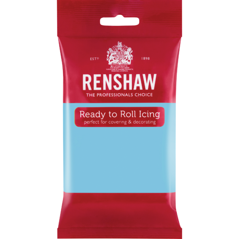 Renshaw Ready To Roll Fondant Icing 250g - Baby Blue