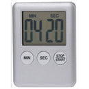 Digital Kitchen Timer in Silver