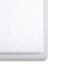 Snuz Crib Fitted Sheets 2pk - Grey Spots