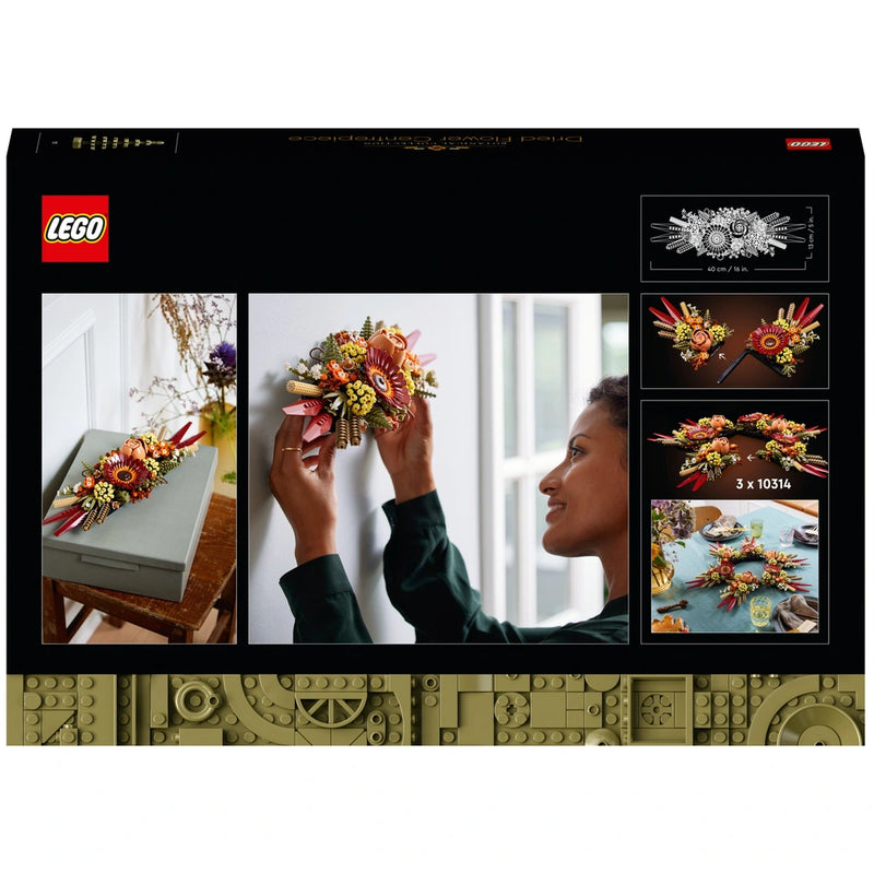 LEGO Icons Dried Flower Centrepiece Arrangement
