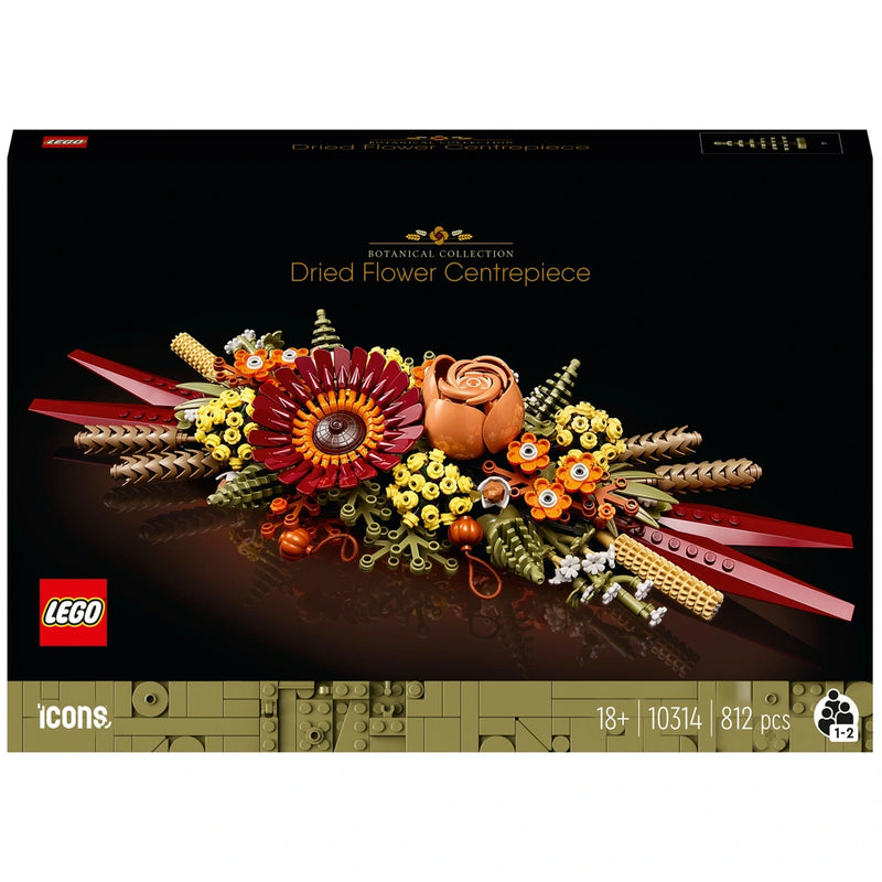 LEGO Icons Dried Flower Centrepiece Arrangement