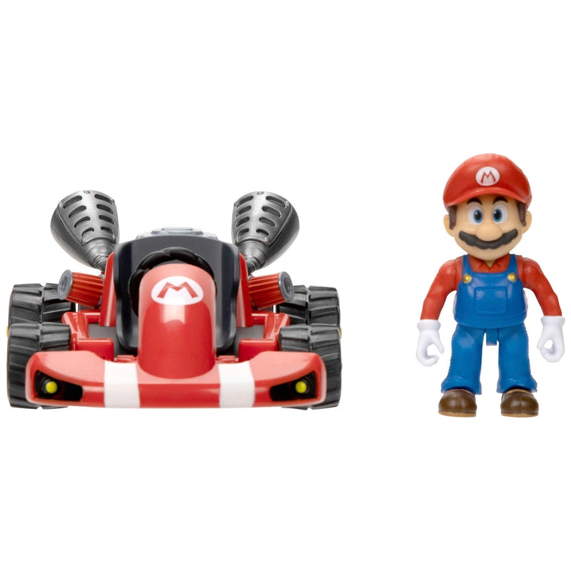 Nintendo Super Mario Movie Kart Racer with Mario Figure