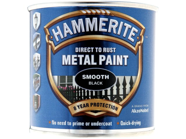 Direct To Metal Smooth Black 250ml