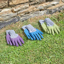 Medium All Seasons Gardening Gloves (Green)