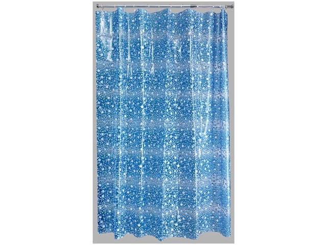 Bubbles Shower Curtain Blue