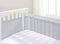 Breathable Baby Two Sided Air Flow Mesh Cot/Bed Liner - Grey