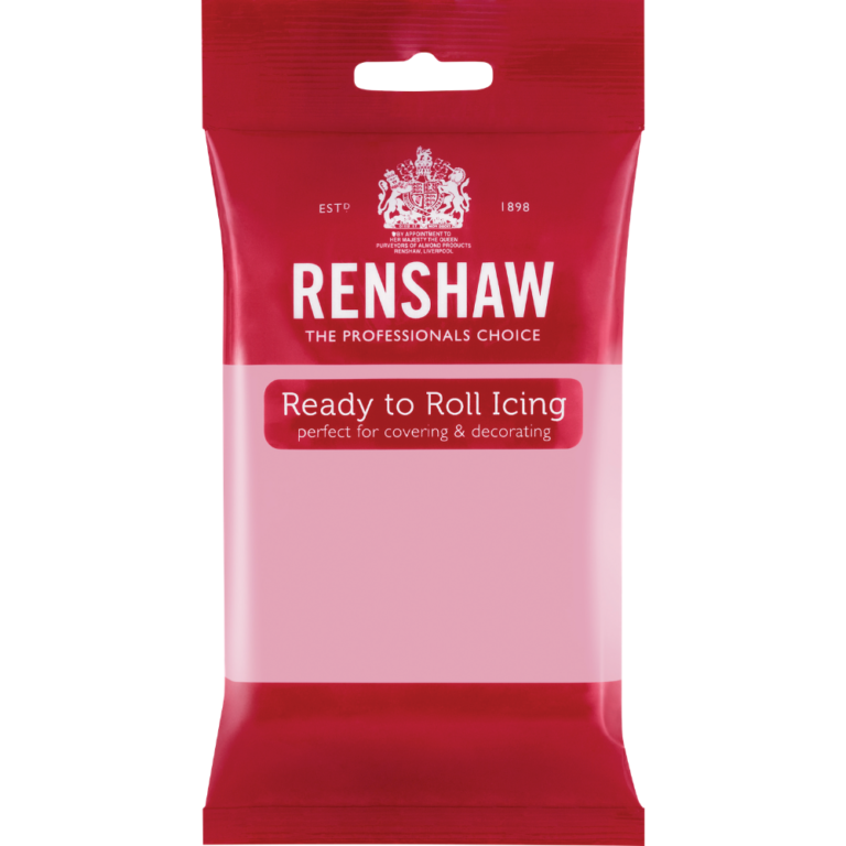 Renshaw Ready To Roll Fondant Icing 250g - Pink