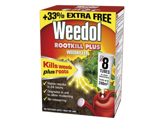 Weedol Rootkill Plus 6 Tubes + 2 Free of Charge