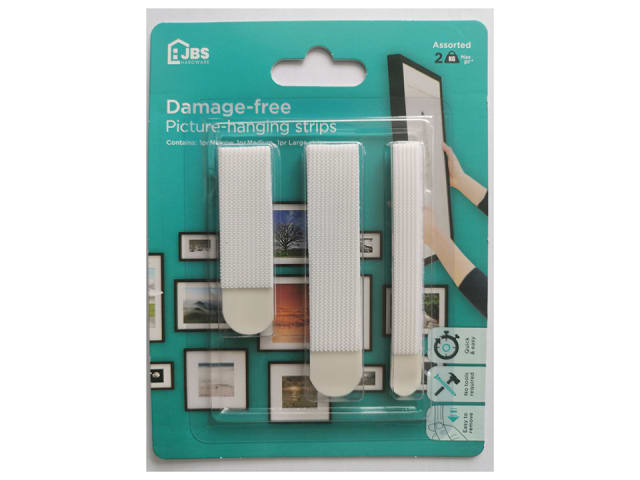 Damage Free Picture Hanging Strips 8pk - Assorted