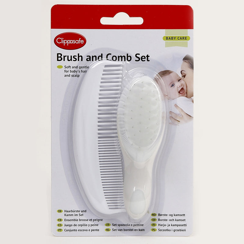 Clippasafe Baby Brush & Comb Set