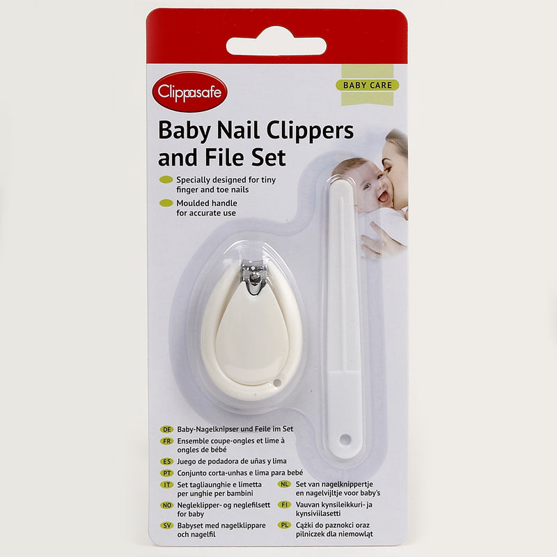 Clippasafe Baby Nail Clippers & File