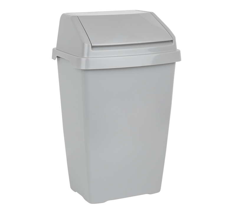 Everyday 25L Lift Top Bin - Cool Grey