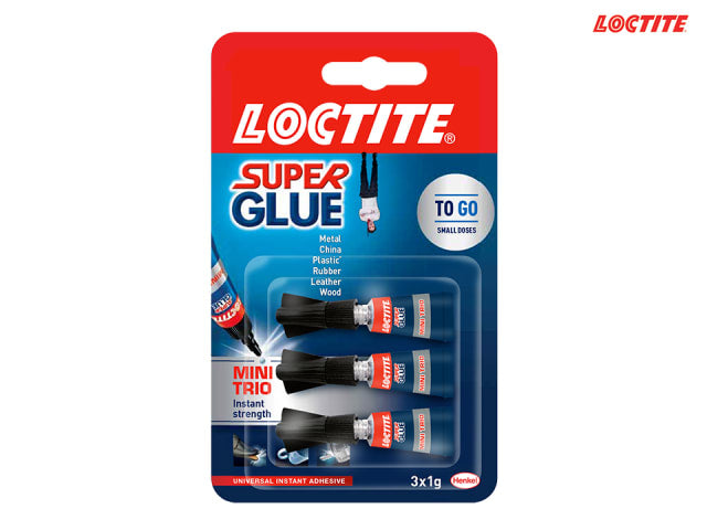 Super Glue Mini Trio 3 x 1g