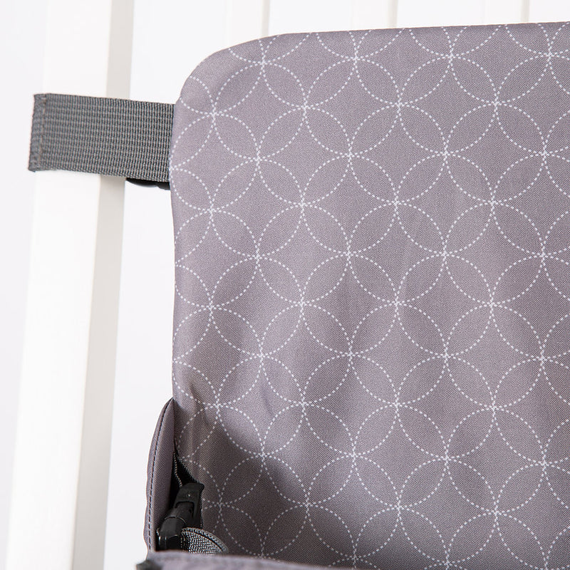 Redkite Travel Booster Cushion - Grey Circles