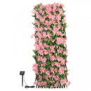 Garden Topiary In-Lit Pink Blossom Screening Panel 180x90cm