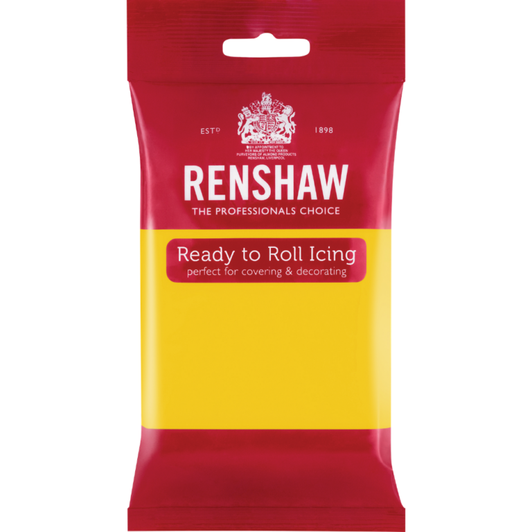 Renshaw Ready To Roll Fondant Icing 250g - Yellow