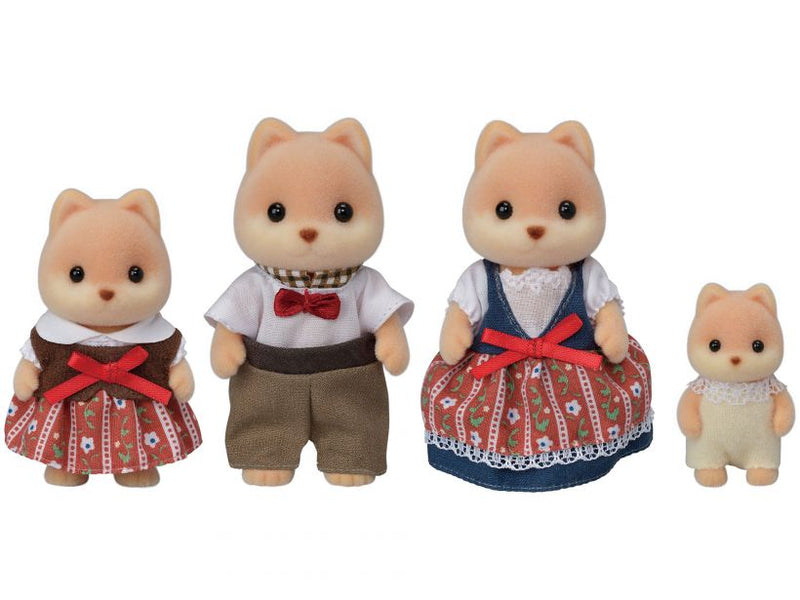 Sylvanian Families Caramel Dog Family