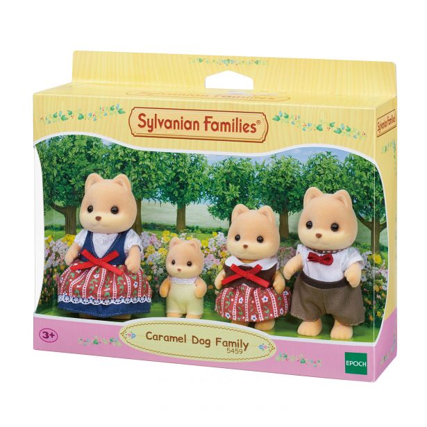 Sylvanian Families Caramel Dog Family