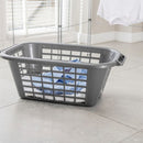 Rectangular Laundry Basket - Metallic Grey