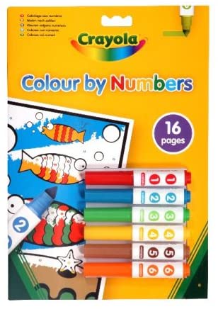 Colour By Numbers With 6 Markers