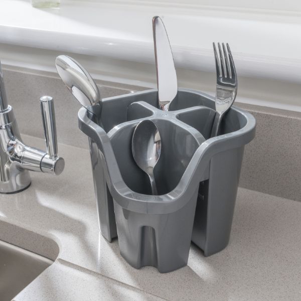 Cutlery Drainer - Metallic