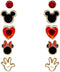 Disney Mickey & Minnie Mouse Earrings 5pk