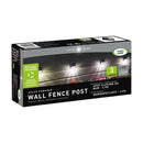 Solar Wall Fence Post Light 4 Pack