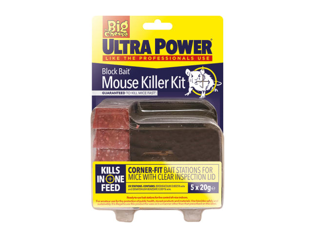 Ultra Power Block Bait Mouse Killer Station 2pk