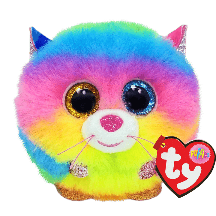 TY Puffies - Gizmo The Rainbow Cat
