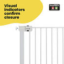 Safety First U-Pressure Fit ExtraTall Safety Gate - White