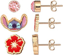 Disney Lilo & Stitch Earrings 3pk