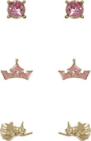 Disney Princess Earrings 3pk