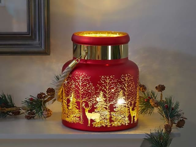 Christmas Lantern Ruby