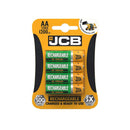 JCB AA Rechargeable Battery 4pk