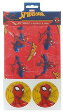 Gift Wrap Spiderman 2 Sheets & 2 Tags