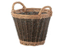Wicker Heavy Duty Log Basket Small
